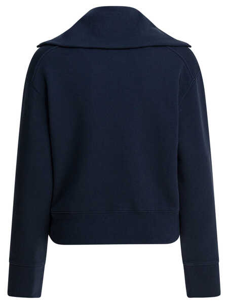 Hanorace AUTRY Sweatshirt with half zipper and club logo Blue Femei (BM 19485051) 2