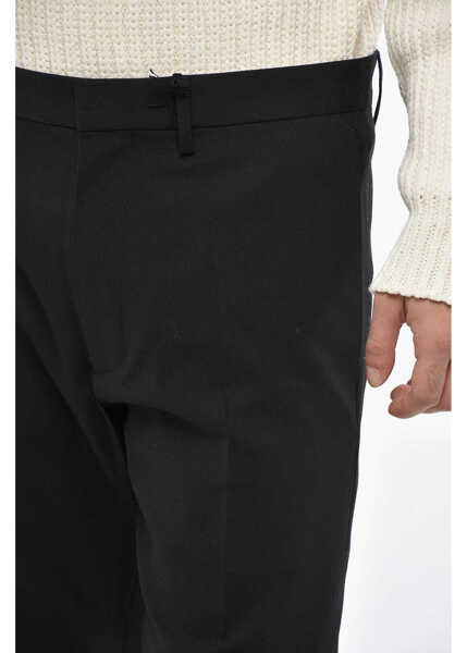 Pantaloni eleganti DSQUARED2 Virgin Wool Pants With 4 Pockets Black Barbati (BM 19485266) 3