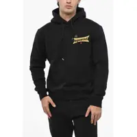 Bluze de trening Fleeced-Cotton Hoodie With Side Logo Barbati