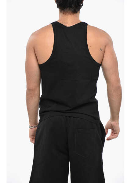 Tricouri DSQUARED2 Icon Cotton Tank Top Black Barbati (BM 19485284) 2