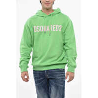 Bluze de trening Cotton Hoodie With Logo-Print Barbati