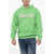 DSQUARED2 Cotton Hoodie With Logo-Print Green