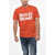 DSQUARED2 Solid Color Crew-Neck T-Shirt Orange
