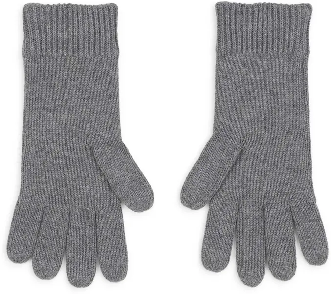 Manusi Chloe Gloves With Logo GREY Fete (BM 19485344) 2