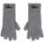 Chloe Gloves With Logo GREY