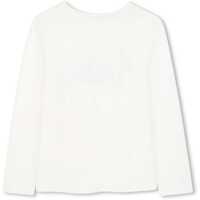 Tricouri pentru Fete - Tricouri Chloe T-Shirt With Logo WHITE Fete (BM 19485356) - B-mall.ro