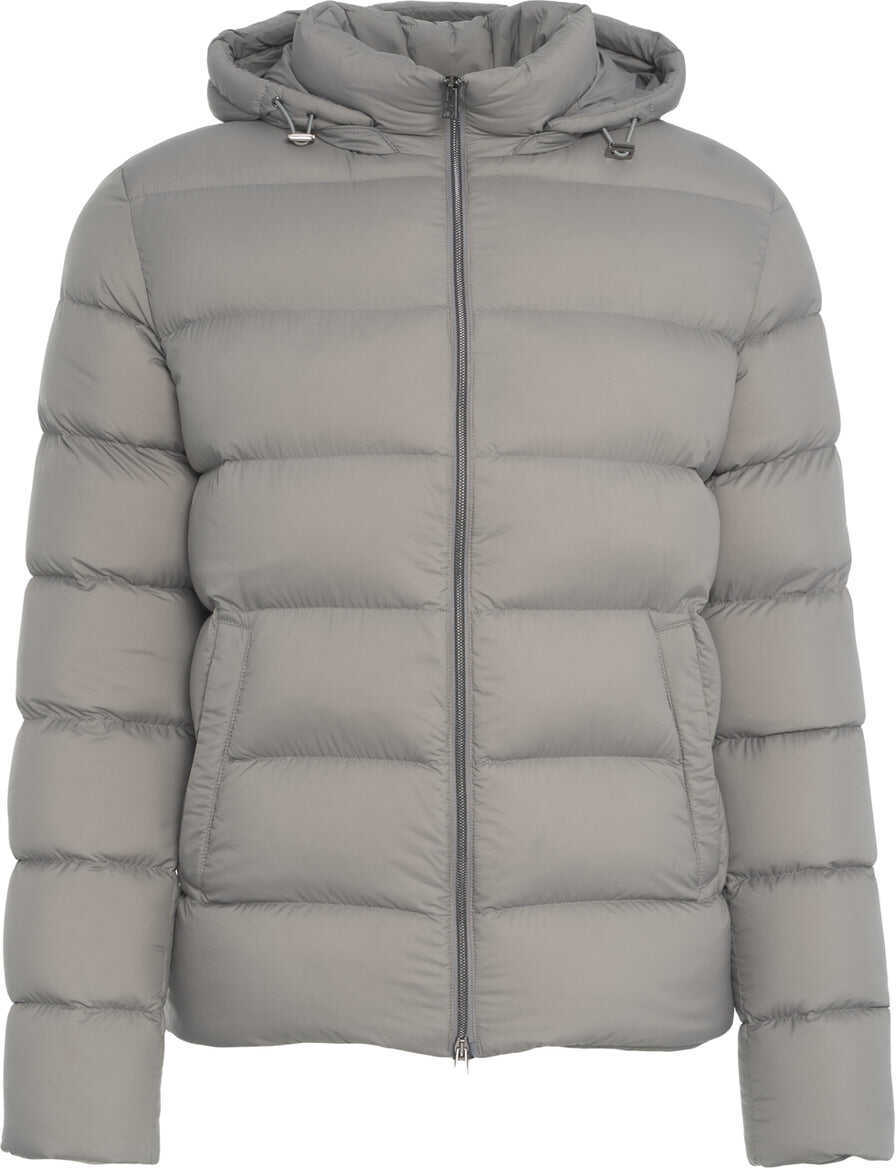 Geci de iarna Herno Quilted down jacket Grey Barbati (BM 19497437) 1