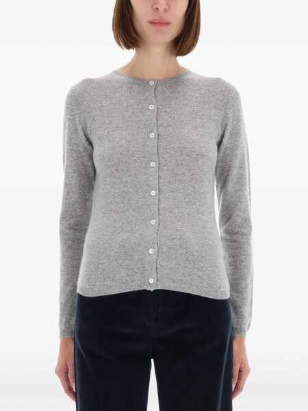 Cardigane Aspesi Cashmere Cardigan GREY Femei (BM 19497515) 1