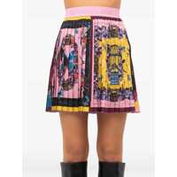 Fuste casual Pleated Print Skirt Femei