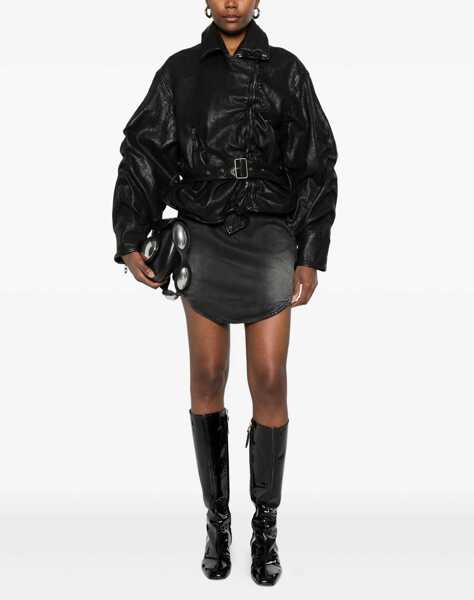 Geci de piele Diesel L-Oys Jacket BLACK Femei (BM 19497569) 2