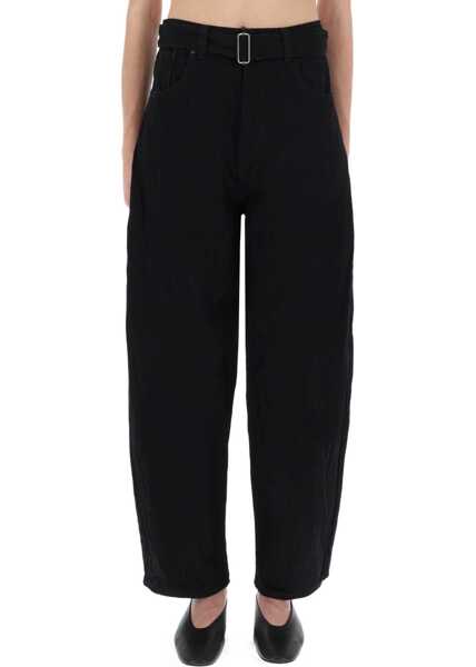Pantaloni casual STUDIO NICHOLSON Pants Cahun BLACK Femei (BM 19497575) 1