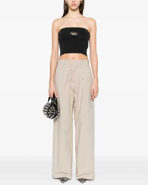 Bluze Diesel M-Clarksvillex-C Band Top BLACK Femei (BM 19497608) 2