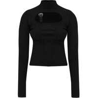 Bluze Ribbed Top With Buckle Femei