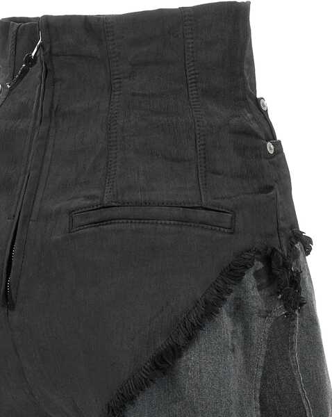 Pantaloni scurti Rick Owens Dirt Cutoff Shorts BLACK Femei (BM 19497653) 4