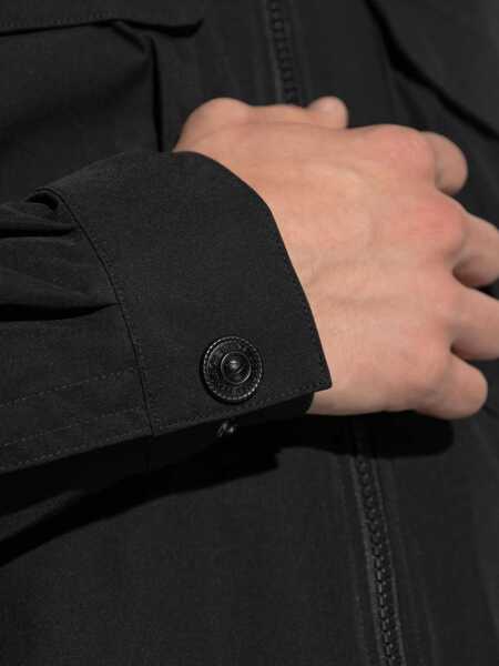 Camasi casual Versace Jeans Couture Zippered Shirt BLACK Barbati (BM 19497683) 5