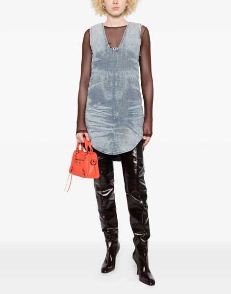 Rochii casual Diesel De-Laris Dress DENIM Femei (BM 19497722) 2