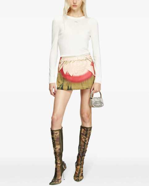 Pulovere casual Diesel Jersey M-Alinesa WHITE Femei (BM 19497749) 2