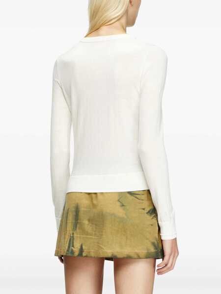 Pulovere casual Diesel Jersey M-Alinesa WHITE Femei (BM 19497749) 4