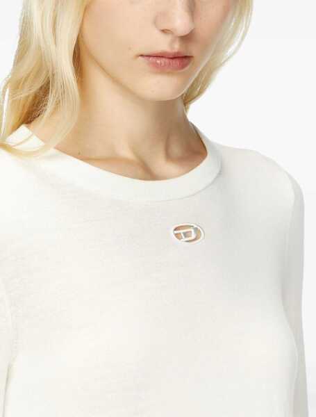 Pulovere casual Diesel Jersey M-Alinesa WHITE Femei (BM 19497749) 5