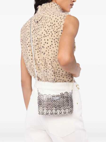 Genti de mana RABANNE Bag Iconic Silver Nano 1969 SILVER Femei (BM 19497755) 4