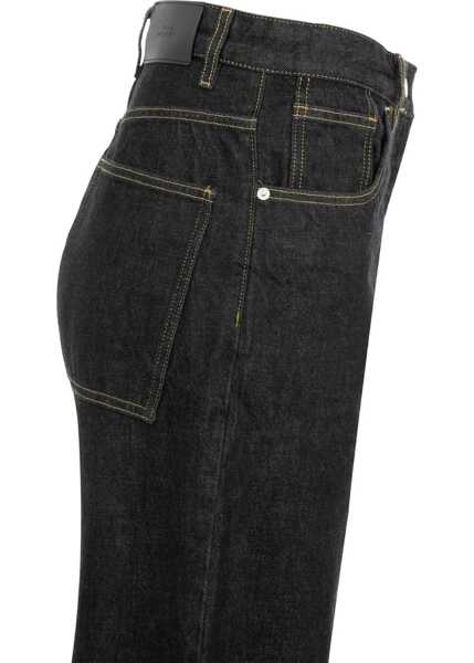 Blugi skinny STUDIO NICHOLSON Pants Neive BLACK Femei (BM 19497785) 3