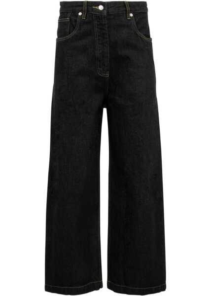 Blugi skinny STUDIO NICHOLSON Pants Neive BLACK Femei (BM 19497785) 1