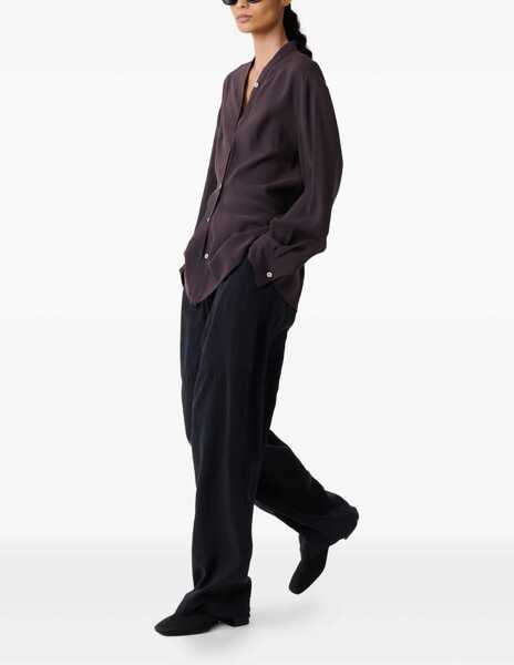 Pantaloni casual STUDIO NICHOLSON Pants Capel BLUE Femei (BM 19497842) 3