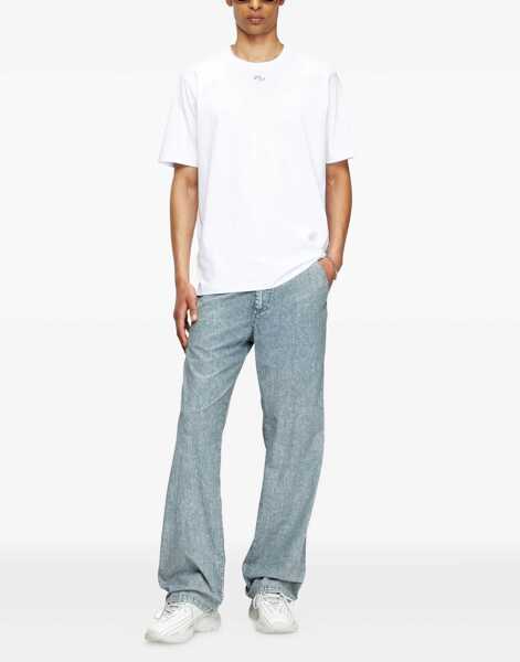 Tricouri Diesel T-adjust-marey T-shirt WHITE Barbati (BM 19497899) 2