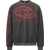 Diesel Cotton printed logo Sweatshirt BLACK/RED