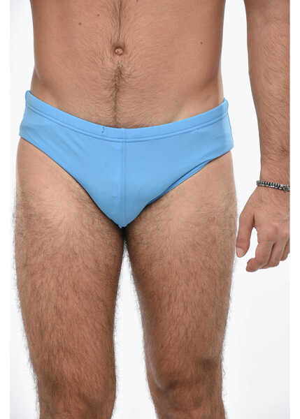 Chiloti DSQUARED2 Swim Briefs With Printed Logo Light Blue Barbati (BM 19498007) 3