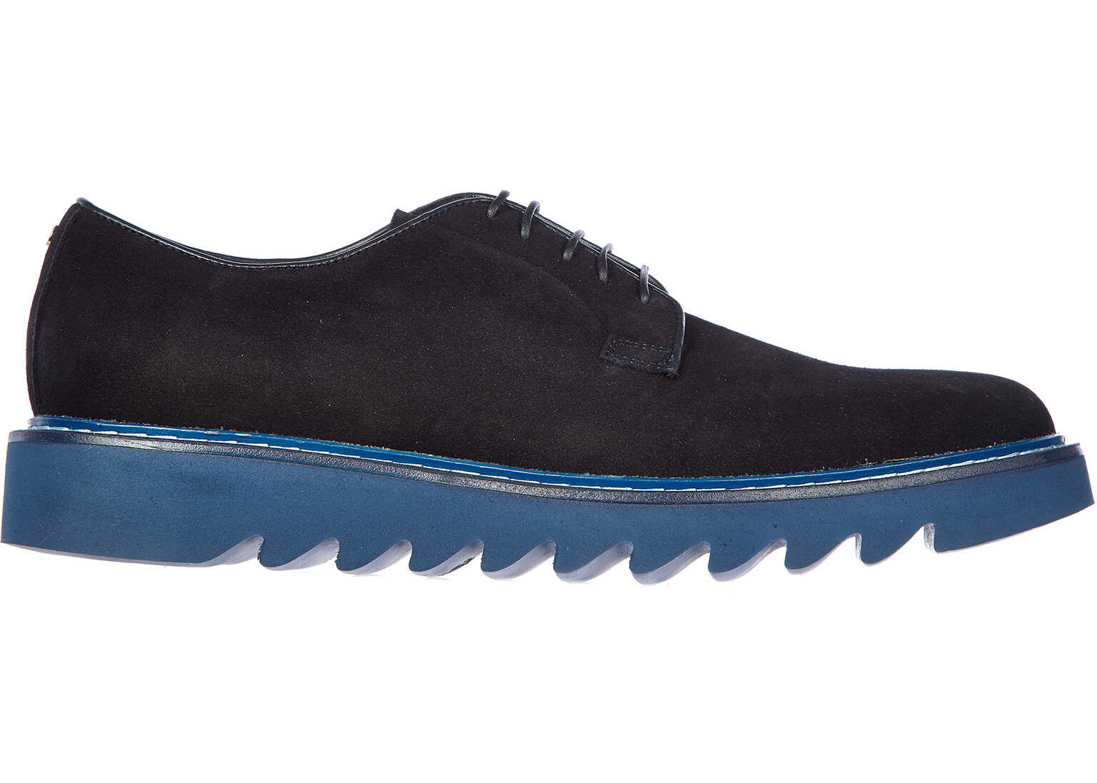 Pantof Cesare Paciotti Derby Vitello Blue