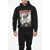 DSQUARED2 Fleeced-Cotton Sweatshirt With Maxi Frontal Print Black