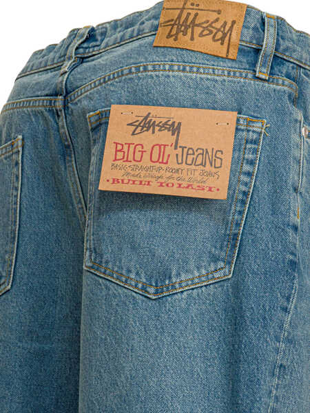 Blugi drepti STSSY Jeans Blue Barbati (BM 19500519) 4