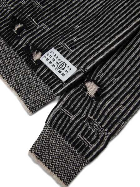 Pulovere casual MM6 Maison Margiela Knitwear Black   Fete (BM 19500543) 4