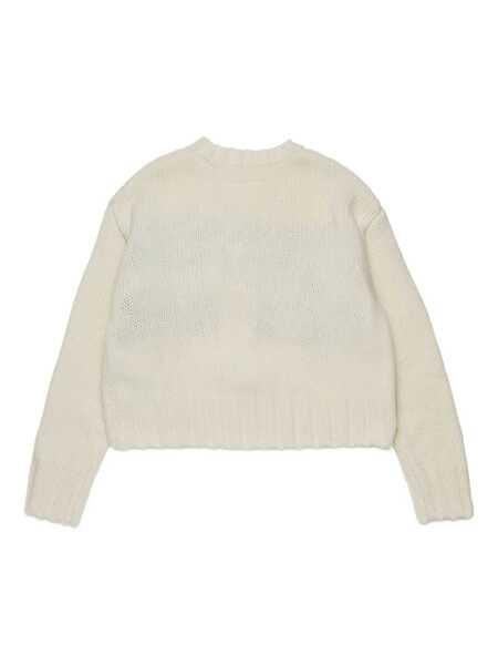 Pulovere casual MM6 Maison Margiela Knitwear White Fete (BM 19500546) 2