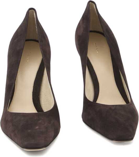 Pantofi cu toc THE ROW Pumps Carla 80 In Suede BROWN Femei (BM 19501433) 3