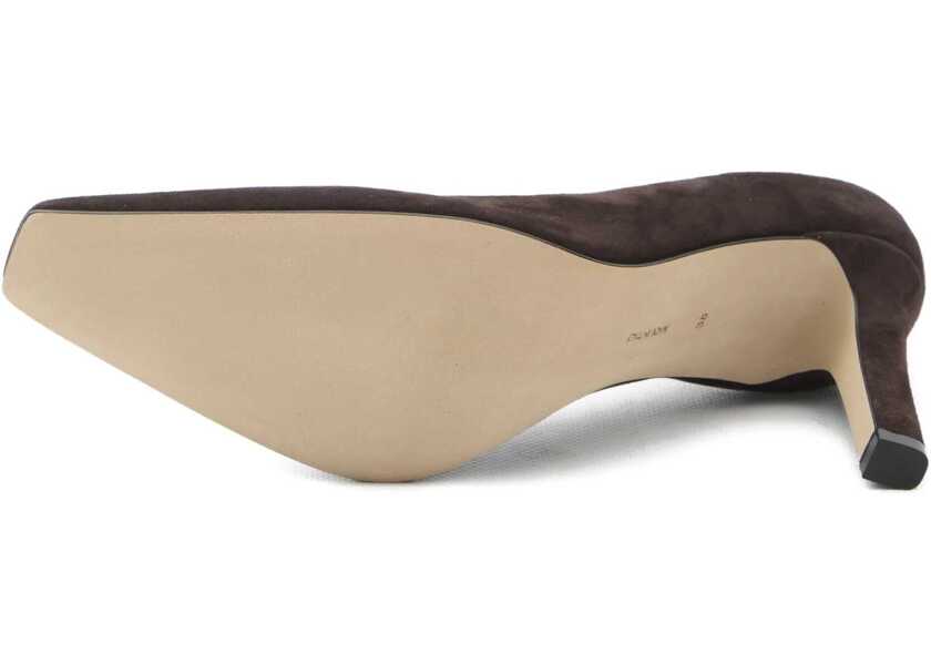 Pantofi cu toc THE ROW Pumps Carla 80 In Suede BROWN Femei (BM 19501433) 5