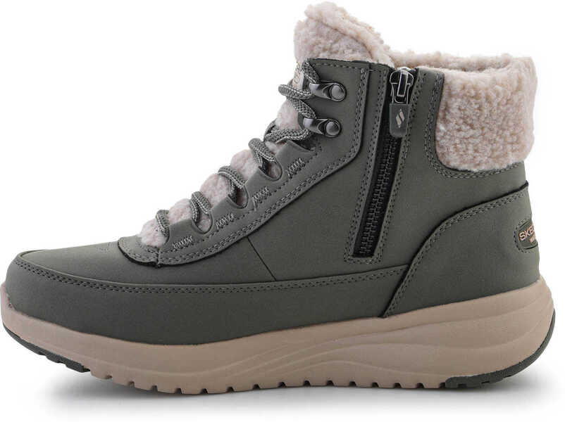 Cizme de iarna SKECHERS On-The-Go Stellar - Alpine Adventure Olive OLIWKOWY Femei (BM 19501481) 4