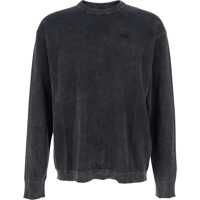 Pulovere casual Acid-wash crew-neck Sweatshirt Barbati