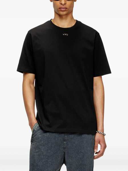 Tricouri Diesel T-adjust-marey T-shirt BLACK Barbati (BM 19501508) 3