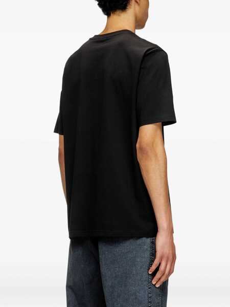 Tricouri Diesel T-adjust-marey T-shirt BLACK Barbati (BM 19501508) 4