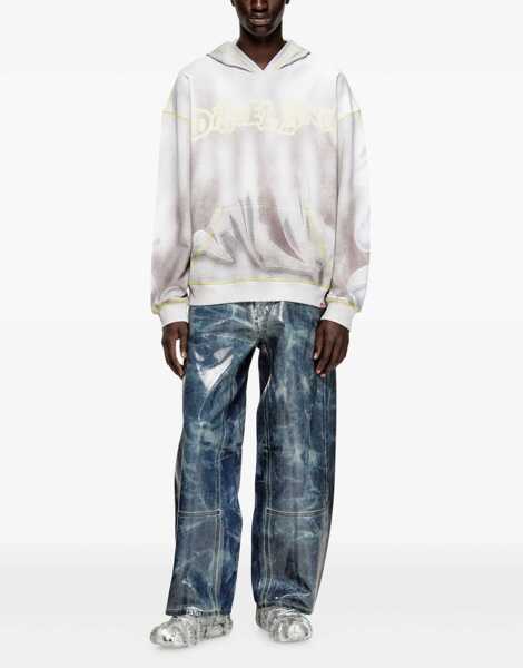 Bluze de trening Diesel Printed cotton Sweatshirt 97CA Barbati (BM 19501511) 2