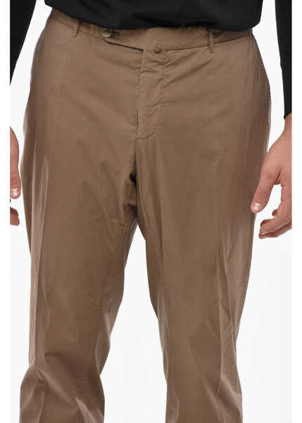 Pantaloni casual CORNELIANI Id Stretchy-Cotton Chino Pants Beige Barbati (BM 19501541) 2