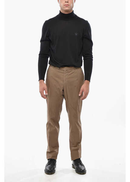 Pantaloni casual CORNELIANI Id Stretchy-Cotton Chino Pants Beige Barbati (BM 19501541) 3