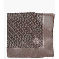 Esarfe Silk Pocket Square With All-Over Logo Barbati