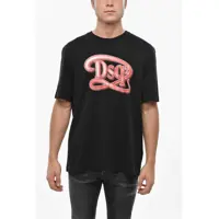 Tricouri Cotton Crew-Neck T-Shirt With Monogram Barbati