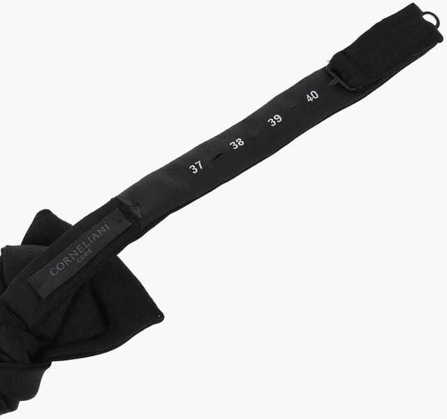 Papioane CORNELIANI Code Solid Color Jumbo Butterfly Bow Tie Black Barbati (BM 19501568) 2