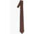 CORNELIANI Pure Silk Tie With Micro Patterns Brown