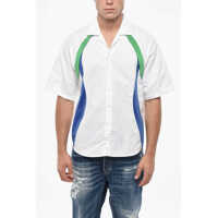 Camasi casual Short Sleeve Shirt With Contrasting Bands Barbati