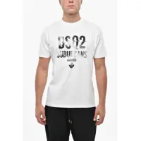 Tricouri Cotton Crew-Neck T-Shirt With Print Barbati